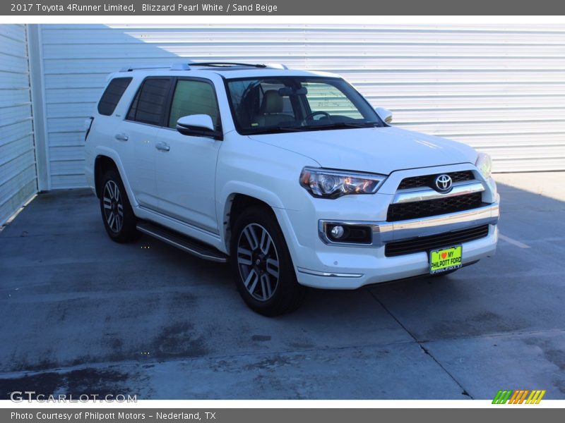 Blizzard Pearl White / Sand Beige 2017 Toyota 4Runner Limited