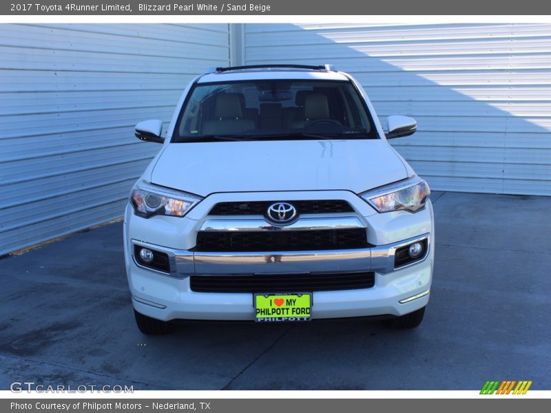 Blizzard Pearl White / Sand Beige 2017 Toyota 4Runner Limited