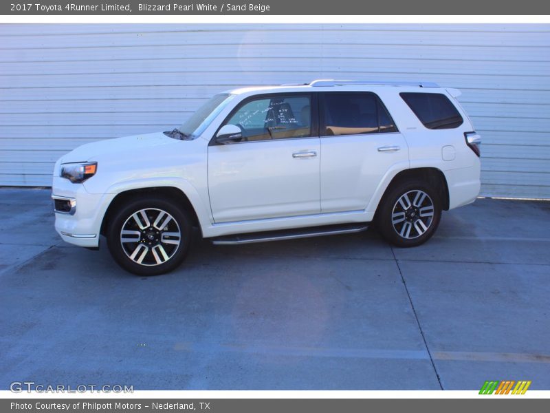 Blizzard Pearl White / Sand Beige 2017 Toyota 4Runner Limited
