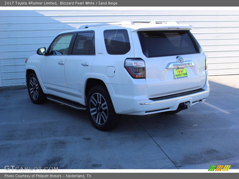 Blizzard Pearl White / Sand Beige 2017 Toyota 4Runner Limited