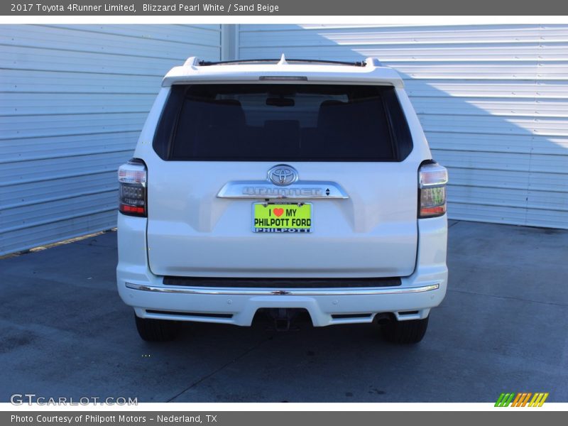 Blizzard Pearl White / Sand Beige 2017 Toyota 4Runner Limited