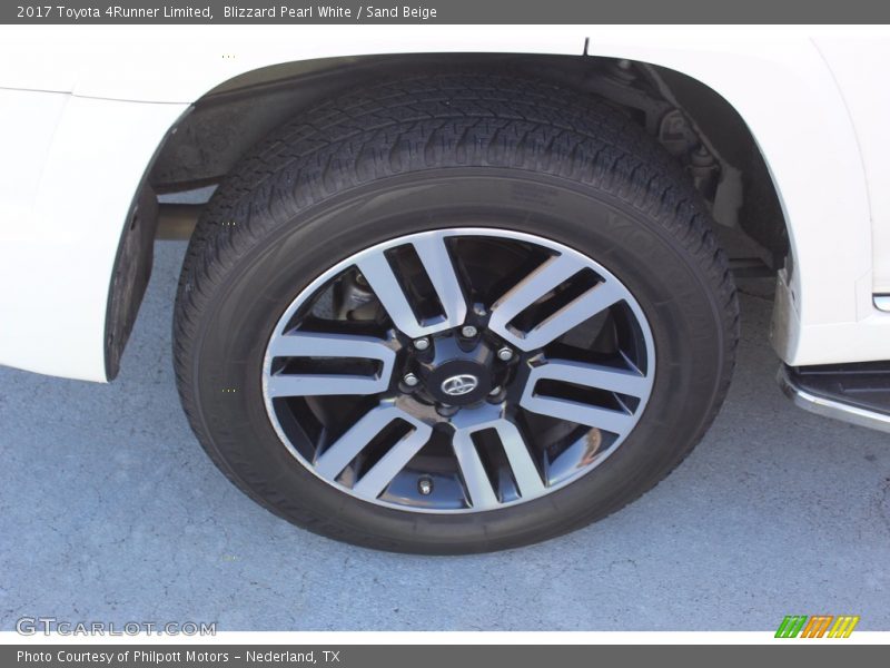 Blizzard Pearl White / Sand Beige 2017 Toyota 4Runner Limited