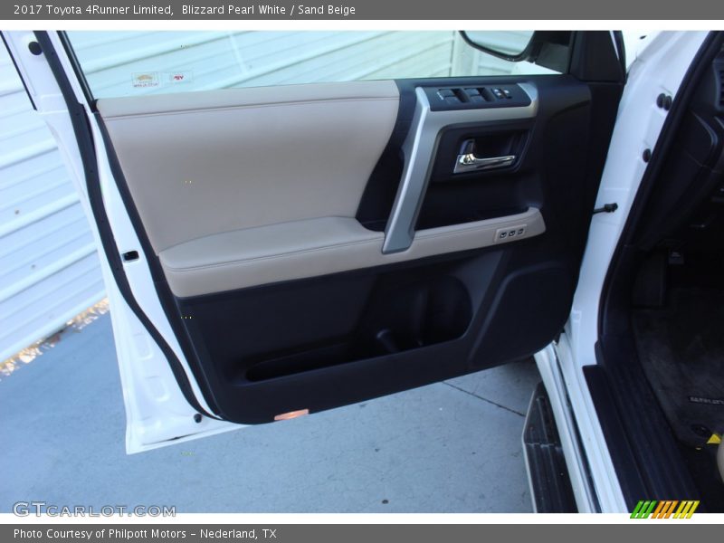 Blizzard Pearl White / Sand Beige 2017 Toyota 4Runner Limited