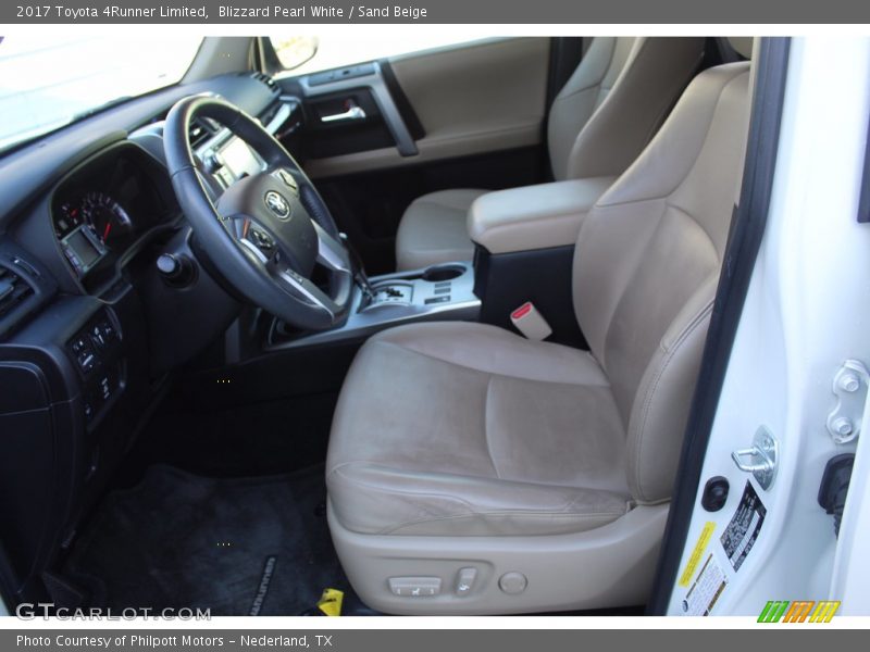 Blizzard Pearl White / Sand Beige 2017 Toyota 4Runner Limited