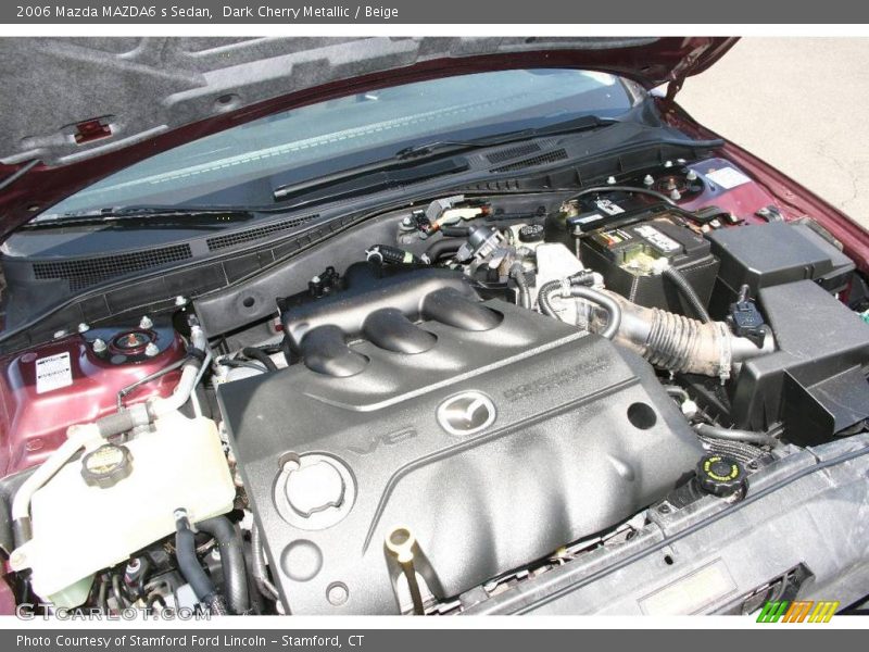 Dark Cherry Metallic / Beige 2006 Mazda MAZDA6 s Sedan