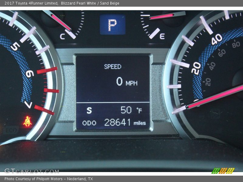 Blizzard Pearl White / Sand Beige 2017 Toyota 4Runner Limited