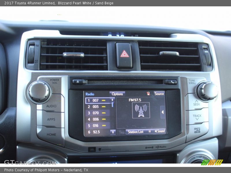 Blizzard Pearl White / Sand Beige 2017 Toyota 4Runner Limited