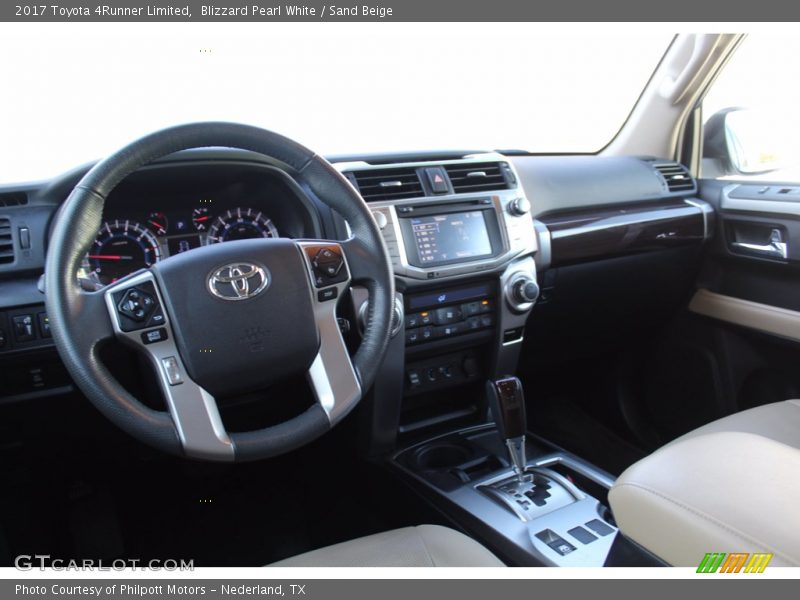 Blizzard Pearl White / Sand Beige 2017 Toyota 4Runner Limited