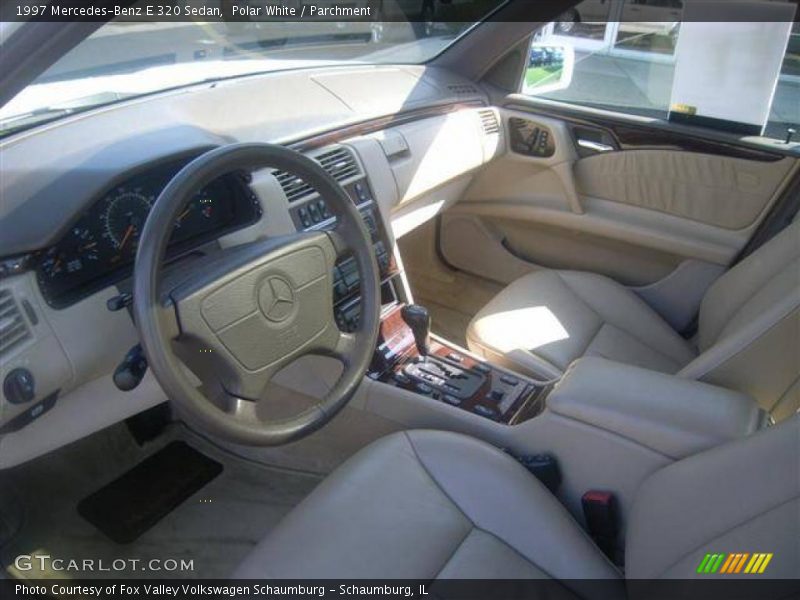 Polar White / Parchment 1997 Mercedes-Benz E 320 Sedan