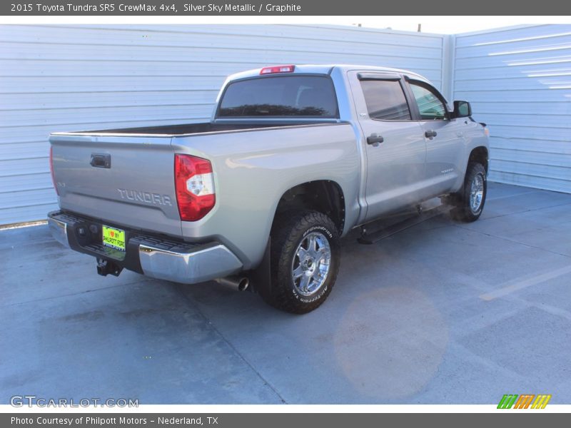 Silver Sky Metallic / Graphite 2015 Toyota Tundra SR5 CrewMax 4x4
