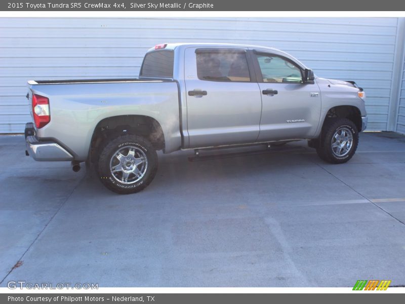 Silver Sky Metallic / Graphite 2015 Toyota Tundra SR5 CrewMax 4x4