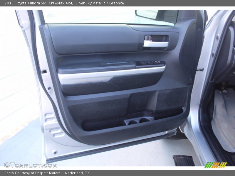 Silver Sky Metallic / Graphite 2015 Toyota Tundra SR5 CrewMax 4x4