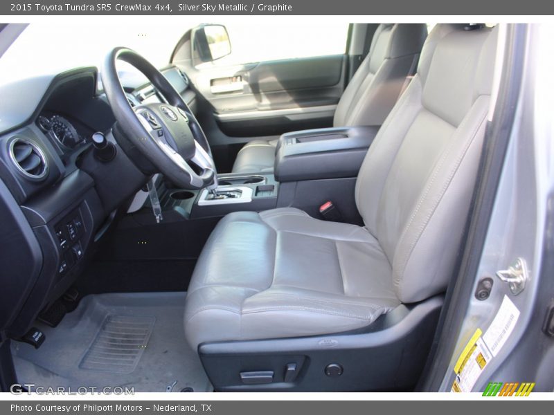 Silver Sky Metallic / Graphite 2015 Toyota Tundra SR5 CrewMax 4x4