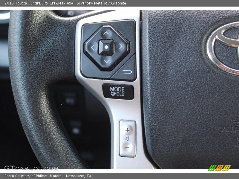 Silver Sky Metallic / Graphite 2015 Toyota Tundra SR5 CrewMax 4x4