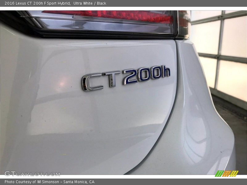  2016 CT 200h F Sport Hybrid Logo
