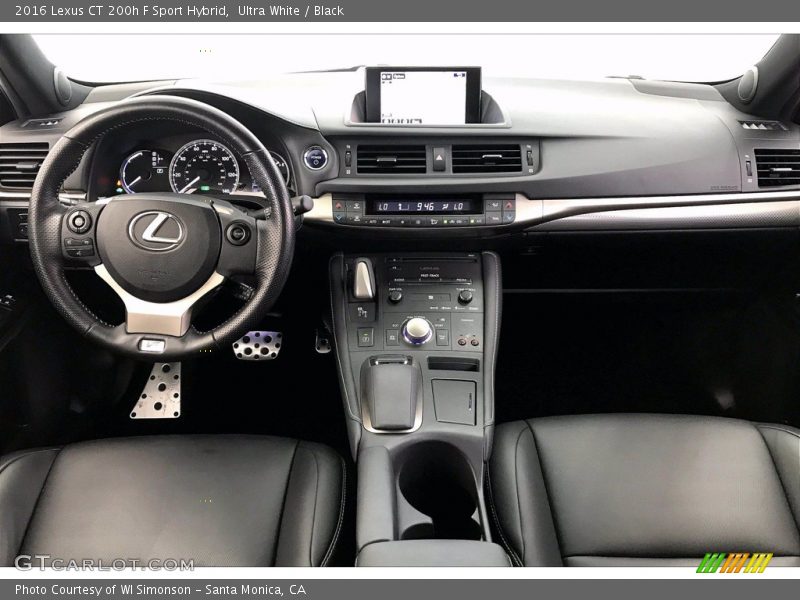 Front Seat of 2016 CT 200h F Sport Hybrid
