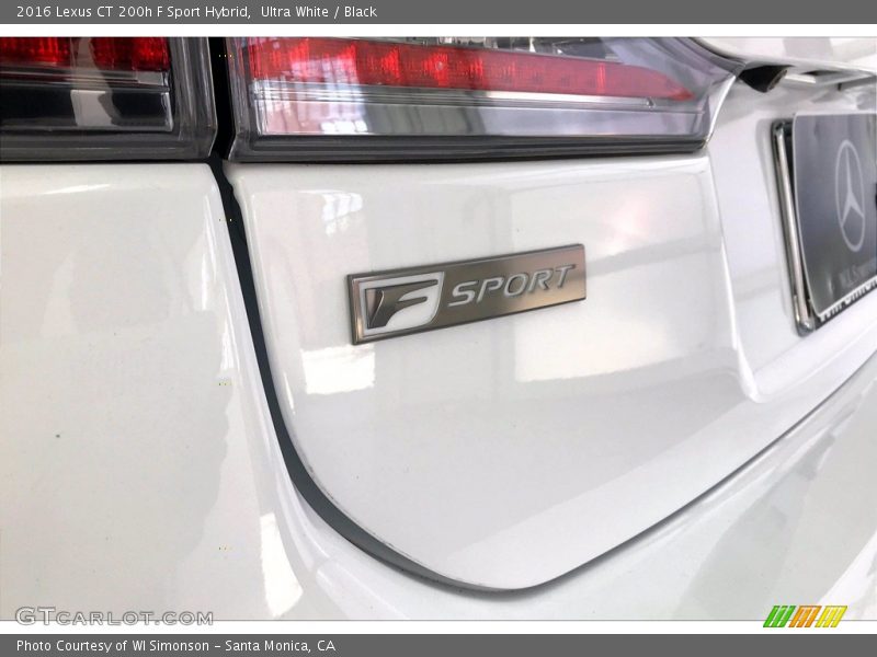  2016 CT 200h F Sport Hybrid Logo