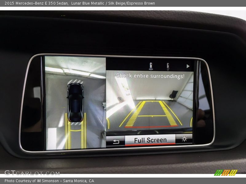 Lunar Blue Metallic / Silk Beige/Espresso Brown 2015 Mercedes-Benz E 350 Sedan