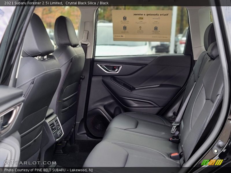 Rear Seat of 2021 Forester 2.5i Limited