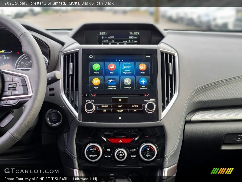 Controls of 2021 Forester 2.5i Limited