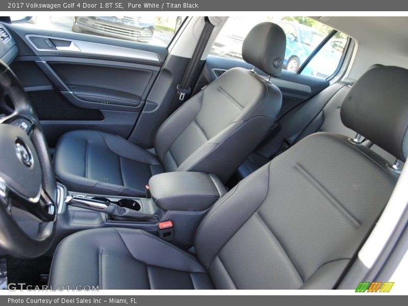 Front Seat of 2017 Golf 4 Door 1.8T SE
