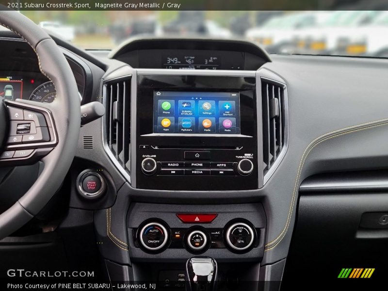 Controls of 2021 Crosstrek Sport