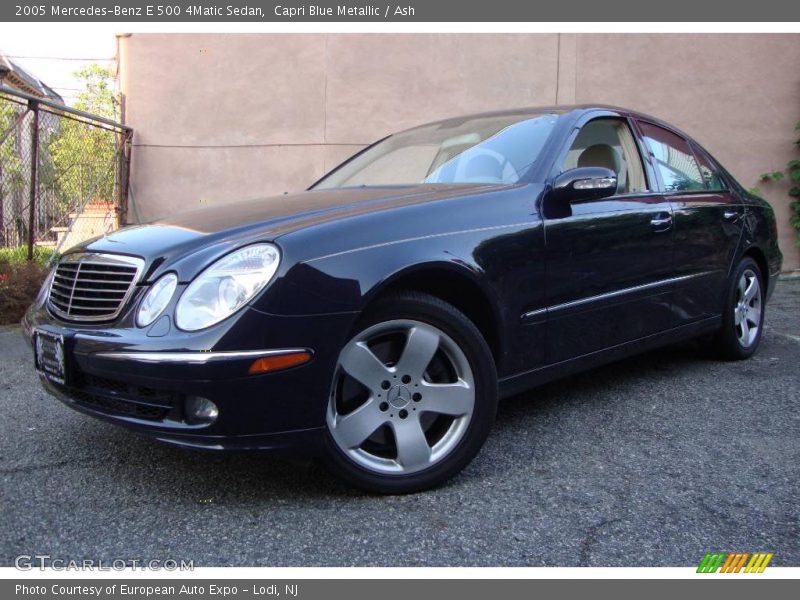 Capri Blue Metallic / Ash 2005 Mercedes-Benz E 500 4Matic Sedan