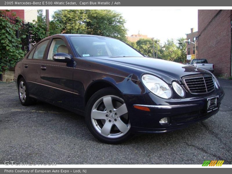 Capri Blue Metallic / Ash 2005 Mercedes-Benz E 500 4Matic Sedan
