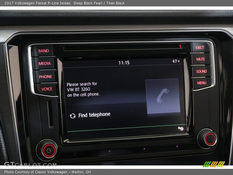 Deep Black Pearl / Titan Black 2017 Volkswagen Passat R-Line Sedan