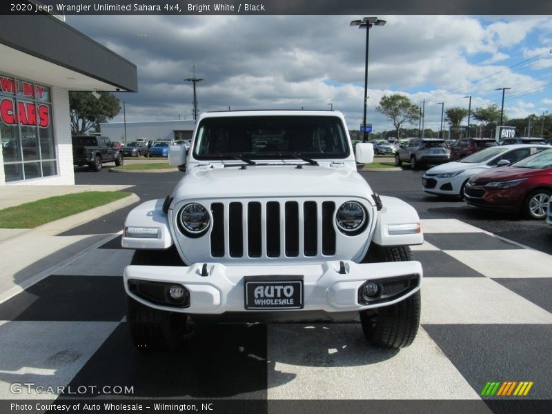 Bright White / Black 2020 Jeep Wrangler Unlimited Sahara 4x4
