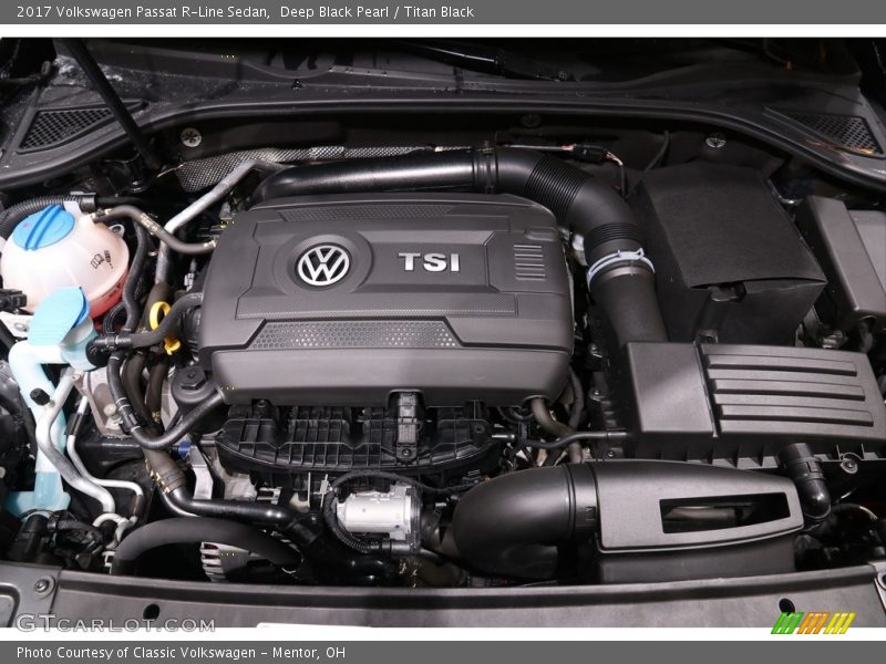 Deep Black Pearl / Titan Black 2017 Volkswagen Passat R-Line Sedan