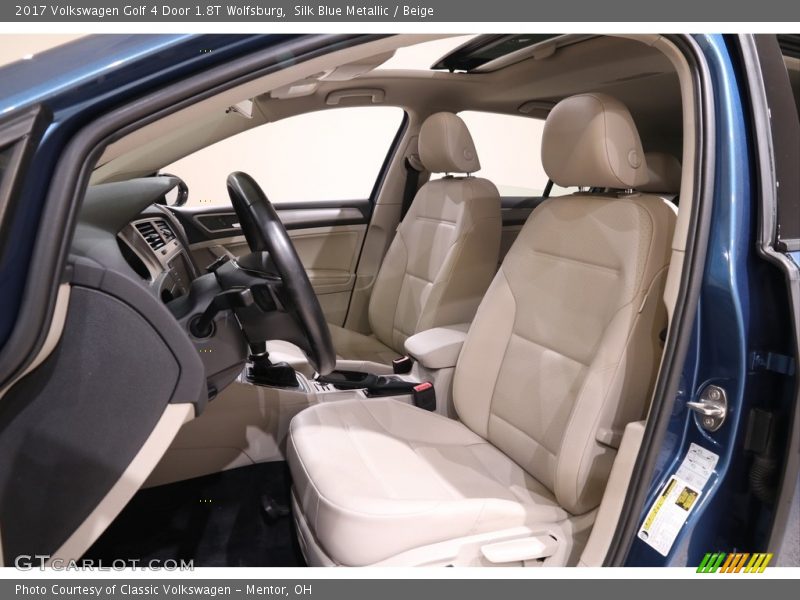 Front Seat of 2017 Golf 4 Door 1.8T Wolfsburg