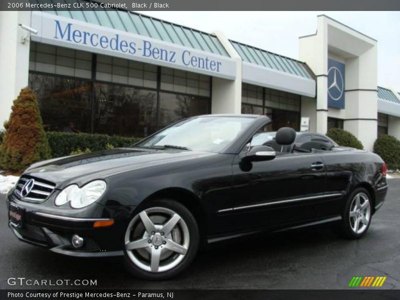 Black / Black 2006 Mercedes-Benz CLK 500 Cabriolet