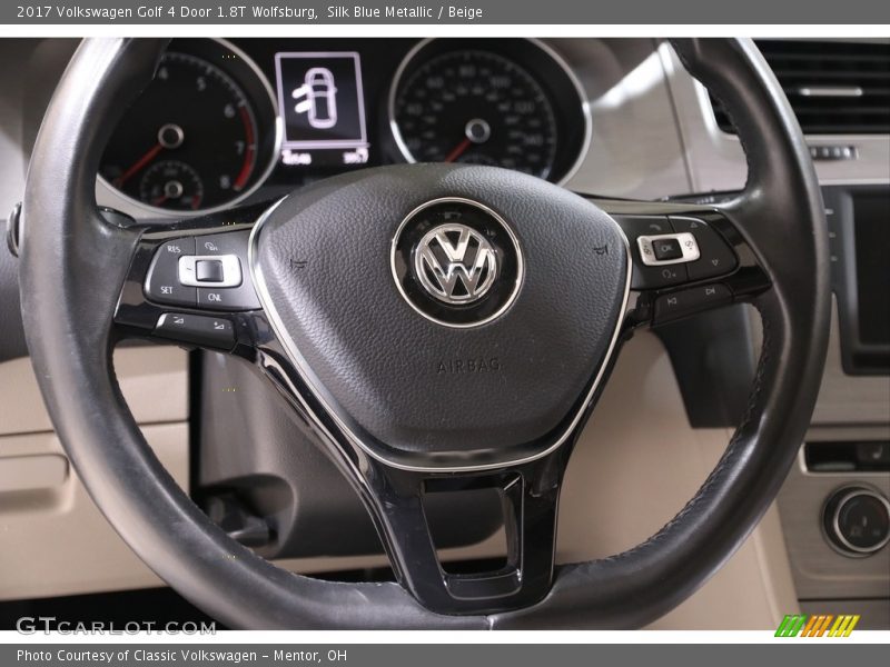  2017 Golf 4 Door 1.8T Wolfsburg Steering Wheel