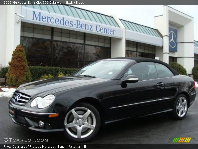 Black / Black 2006 Mercedes-Benz CLK 500 Cabriolet