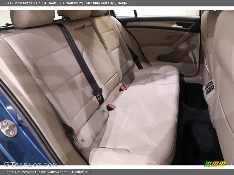 Rear Seat of 2017 Golf 4 Door 1.8T Wolfsburg