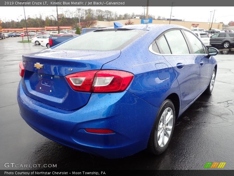 Kinetic Blue Metallic / Jet Black/­Galvanized 2019 Chevrolet Cruze LT