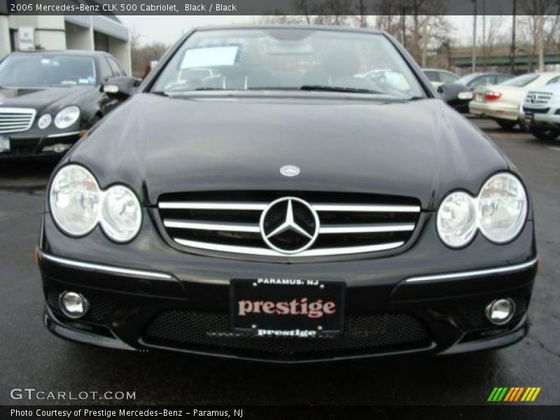 Black / Black 2006 Mercedes-Benz CLK 500 Cabriolet