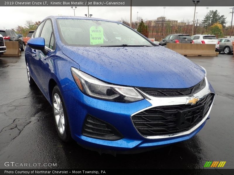 Kinetic Blue Metallic / Jet Black/­Galvanized 2019 Chevrolet Cruze LT