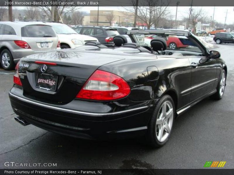 Black / Black 2006 Mercedes-Benz CLK 500 Cabriolet