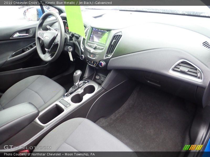 Kinetic Blue Metallic / Jet Black/­Galvanized 2019 Chevrolet Cruze LT