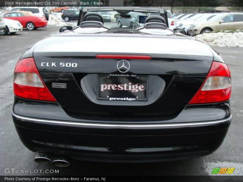 Black / Black 2006 Mercedes-Benz CLK 500 Cabriolet