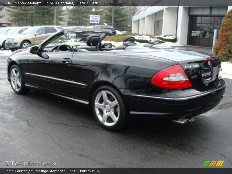Black / Black 2006 Mercedes-Benz CLK 500 Cabriolet