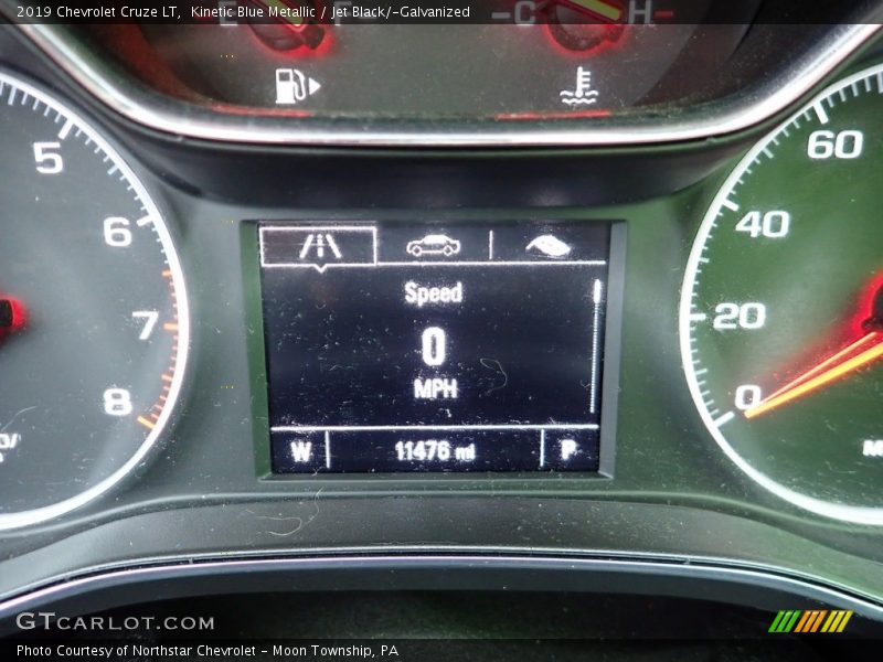 Kinetic Blue Metallic / Jet Black/­Galvanized 2019 Chevrolet Cruze LT