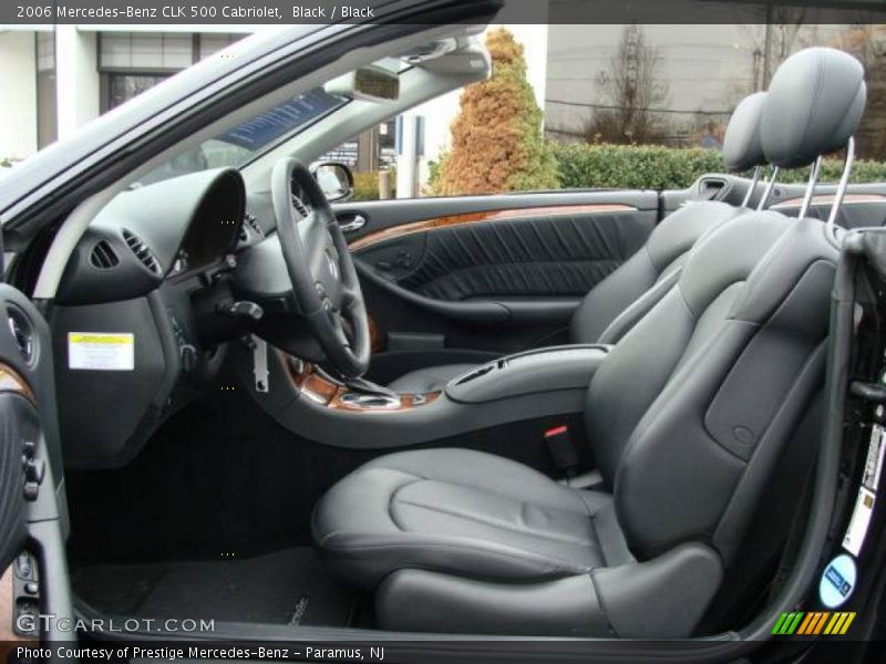 Black / Black 2006 Mercedes-Benz CLK 500 Cabriolet