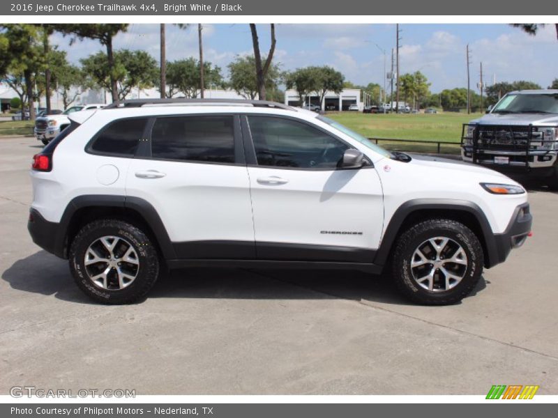 Bright White / Black 2016 Jeep Cherokee Trailhawk 4x4