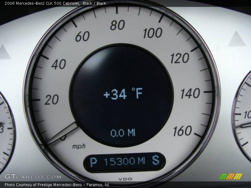 Black / Black 2006 Mercedes-Benz CLK 500 Cabriolet