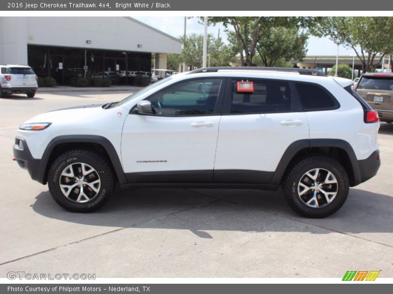 Bright White / Black 2016 Jeep Cherokee Trailhawk 4x4