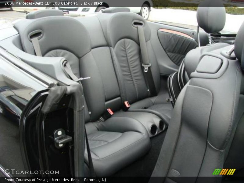 Black / Black 2006 Mercedes-Benz CLK 500 Cabriolet