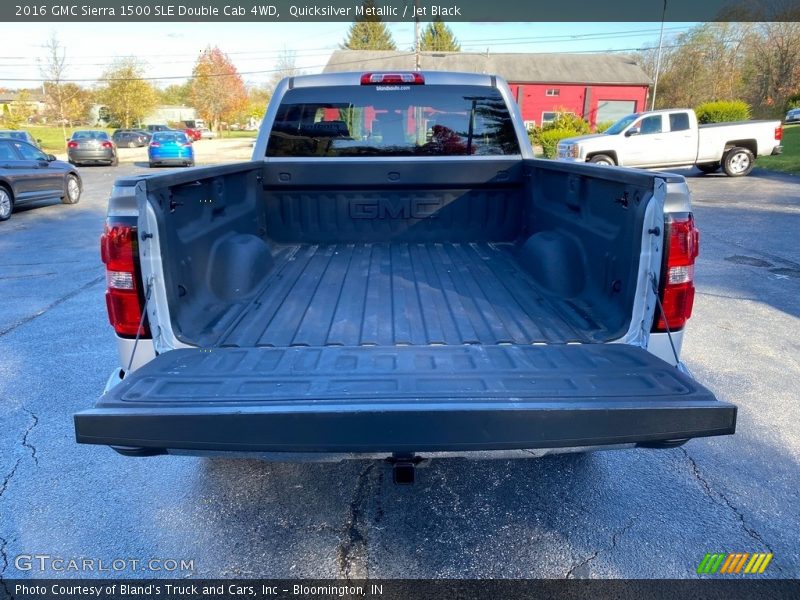 Quicksilver Metallic / Jet Black 2016 GMC Sierra 1500 SLE Double Cab 4WD